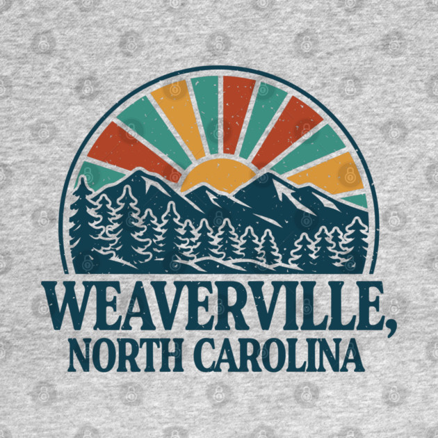 Weaverville NC Retro Sunset by JessArty