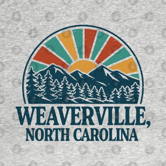 Weaverville NC Retro Sunset by JessArty