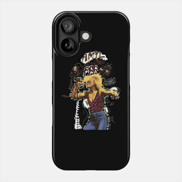 Amyl & the Sniffers Phone Case by dtr_art