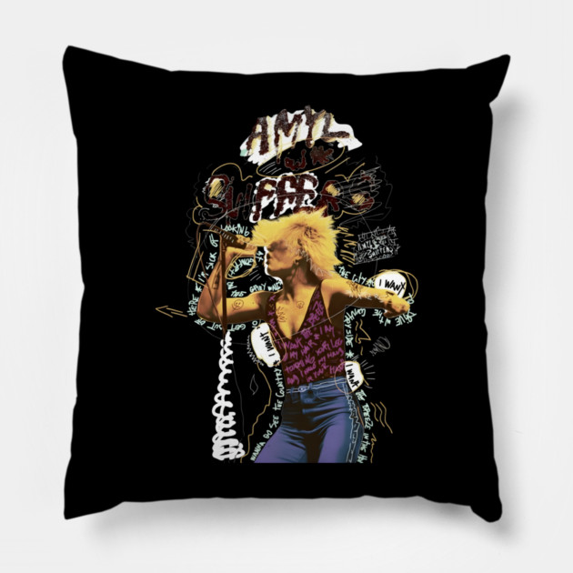 Amyl & the Sniffers Pillow by dtr_art