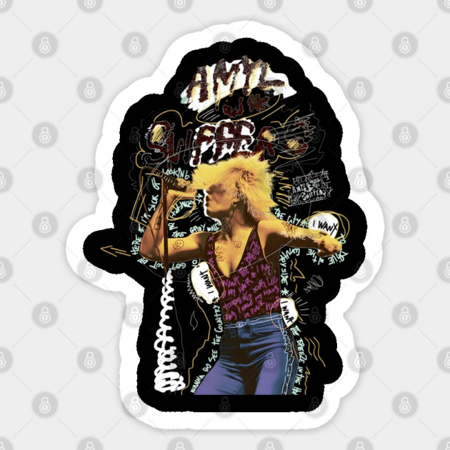 Amyl & the Sniffers Sticker by dtr_art