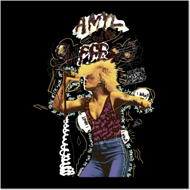 Amyl & the Sniffers Wall Art by dtr_art