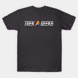 Shiny Trek Geeks Logo T-Shirt