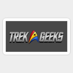 Shiny Trek Geeks Logo Sticker