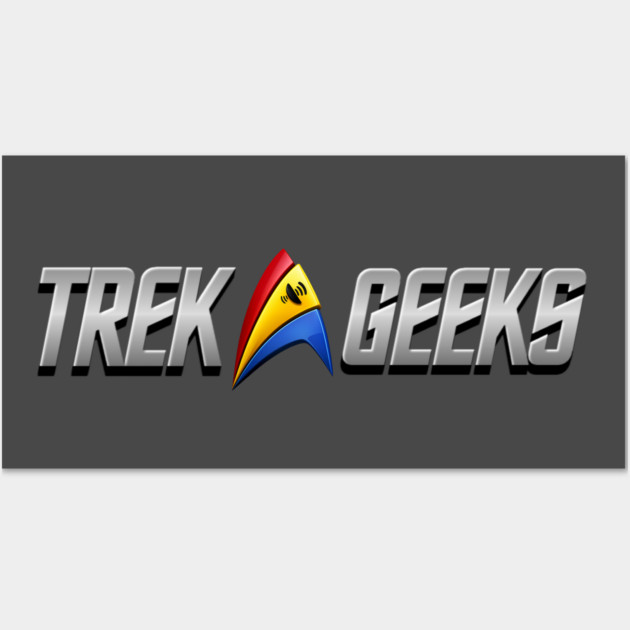Shiny Trek Geeks Logo Wall Art by Trek Geeks