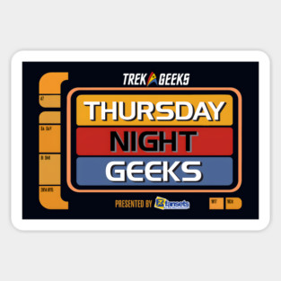 Thursday Night Geeks 2.0 Magnet