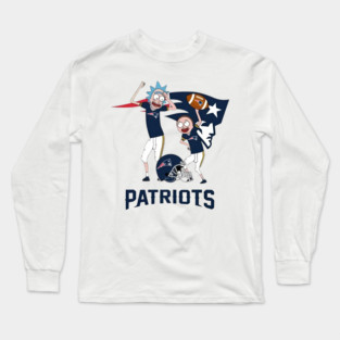 Rick and Morty New England Football Long Sleeve T-Shirt