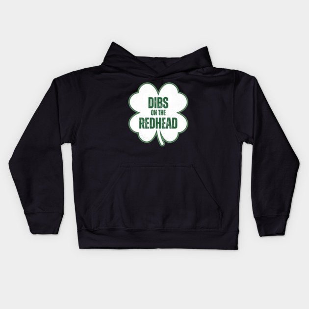 dibs-on-the-redhead Kids Hoodie by Creatifly Graphic Tees