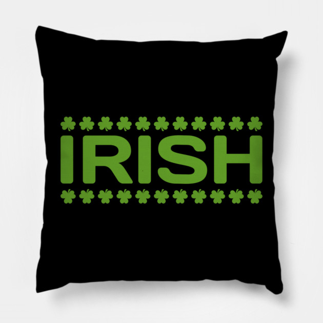 st-patricks-day Pillow by Creatifly Graphic Tees