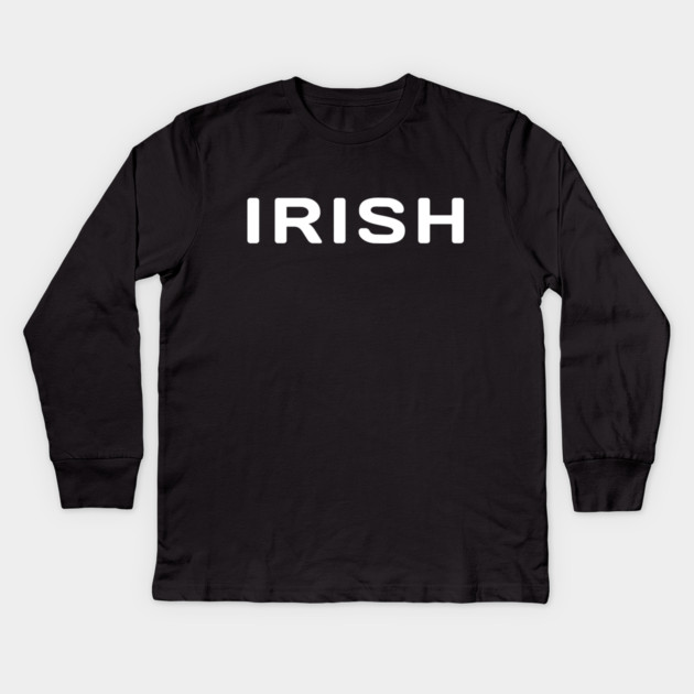 st-patricks-day Kids Long Sleeve T-Shirt by Creatifly Graphic Tees