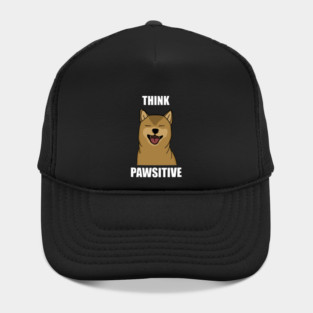 Think Positive Akita Dog Hat