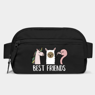 Best Friends Unicorn, Llama, Flamingo Bag