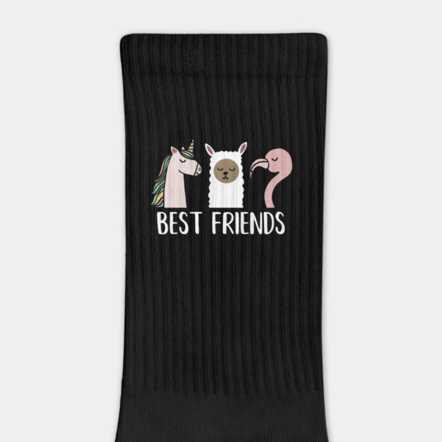 Best Friends Unicorn, Llama, Flamingo by logiamerch