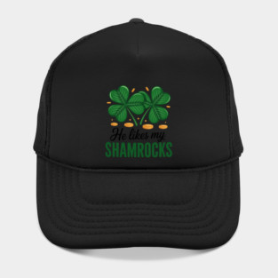 Funny He Likes My Shamrocks St Patrick's Day Girlfriends Hat