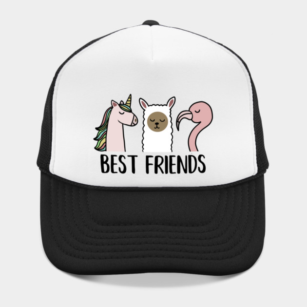 Best Friends Unicorn, Llama, Flamingo Animal by logiamerch