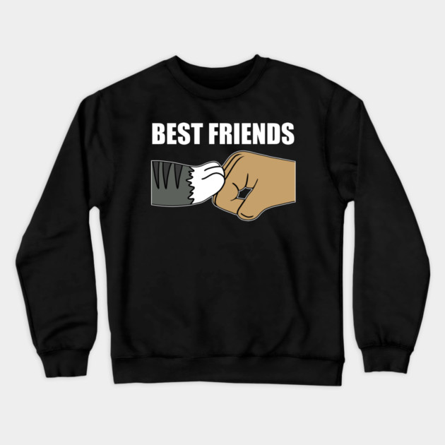 Cat Fist Pump Crewneck Sweatshirt by logiamerch