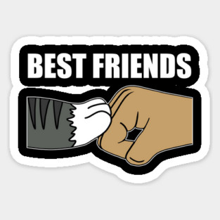 Cat Fist Pump Sticker