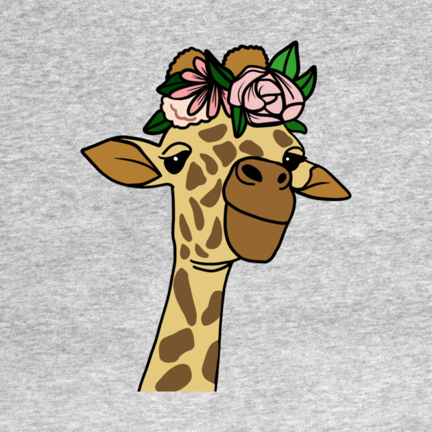 Cute Floral Giraffe by logiamerch