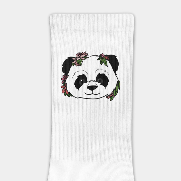 Cute Floral Panda by logiamerch