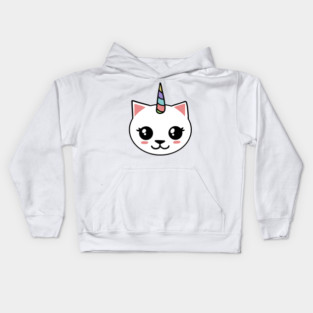Unicorn Cat Kids Hoodie