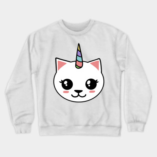 Unicorn Cat Crewneck Sweatshirt