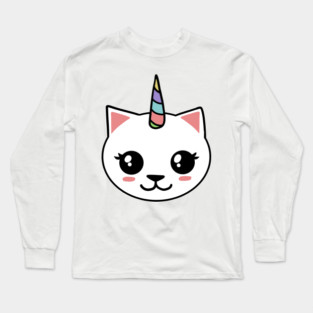 Unicorn Cat Long Sleeve T-Shirt