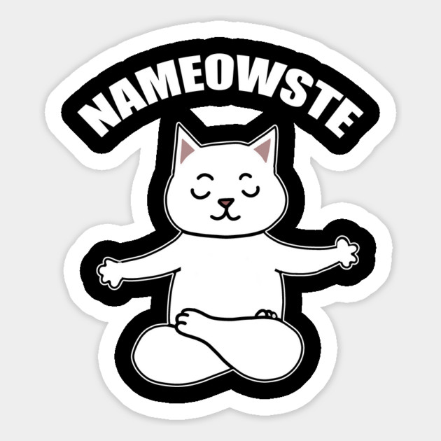Nameowste Cat Magnet by logiamerch