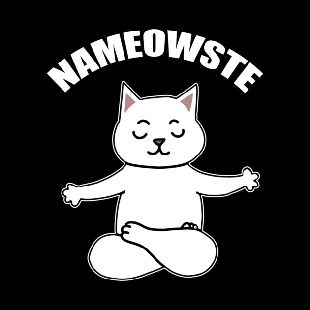 Nameowste Cat by logiamerch