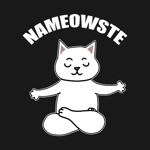 Nameowste Cat by logiamerch