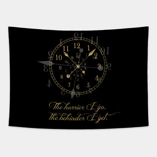 Wonderland Clock Tapestry