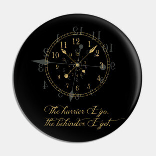 Wonderland Clock Pin