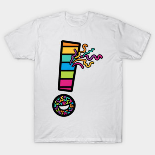 Exclamation Mark Party Celebration Fun Teacher Student T-Shirt