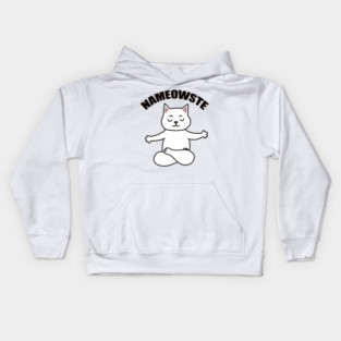 Nameowste Cute Cat Kids Hoodie