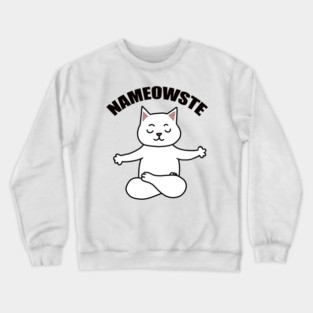 Nameowste Cute Cat Crewneck Sweatshirt