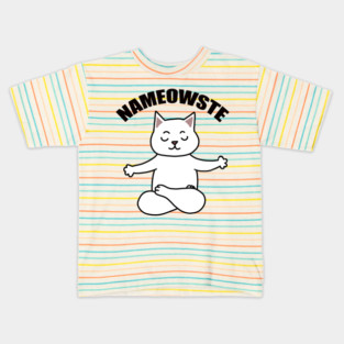 Nameowste Cute Cat Kids T-Shirt