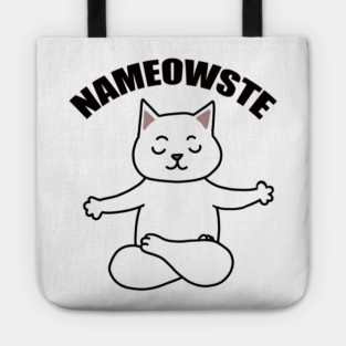Nameowste Cute Cat Tote