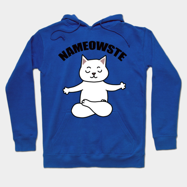 Nameowste Cute Cat Hoodie by logiamerch