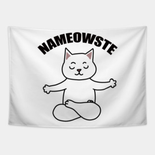 Nameowste Cute Cat Tapestry