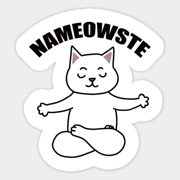 Nameowste Cute Cat Magnet by logiamerch