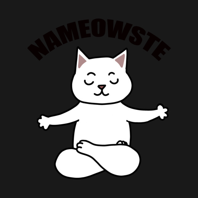 Nameowste Cute Cat by logiamerch