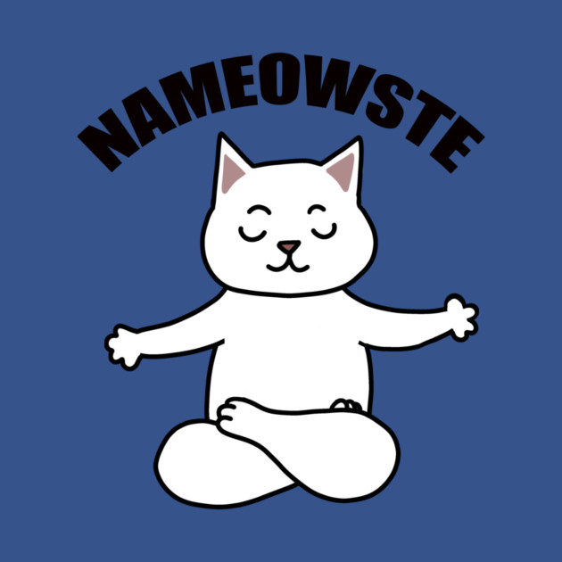 Nameowste Cute Cat by logiamerch