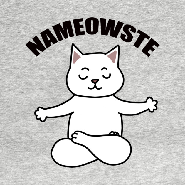 Nameowste Cute Cat by logiamerch