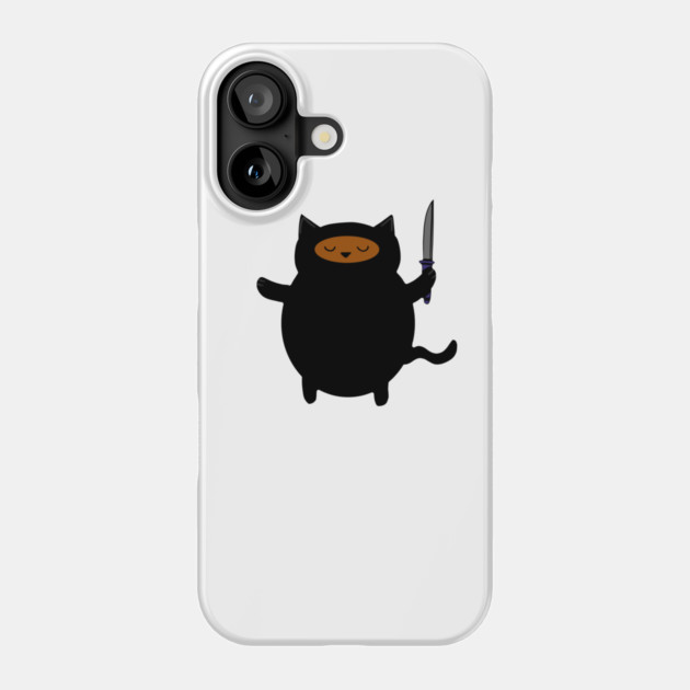Ninja Cat Phone Case by logiamerch