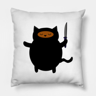 Ninja Cat Pillow