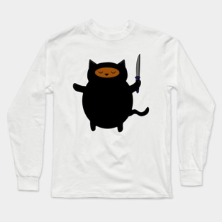 Ninja Cat Long Sleeve T-Shirt