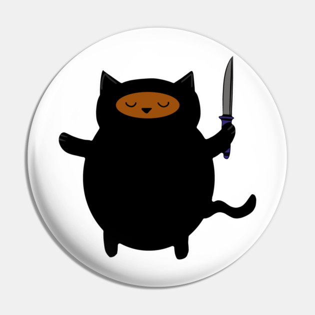 Ninja Cat Pin by logiamerch