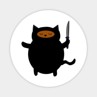 Ninja Cat Magnet