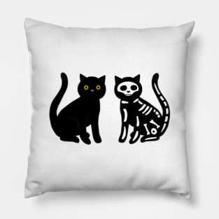 Skull Cats Pillow