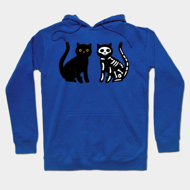 Skull Cats Hoodie by logiamerch