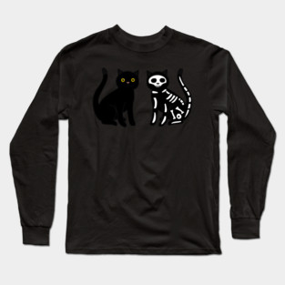 Skull Cats Long Sleeve T-Shirt